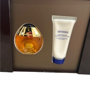 Vintage new in box Boucheron Moisturizer & Body scent Set made in France
